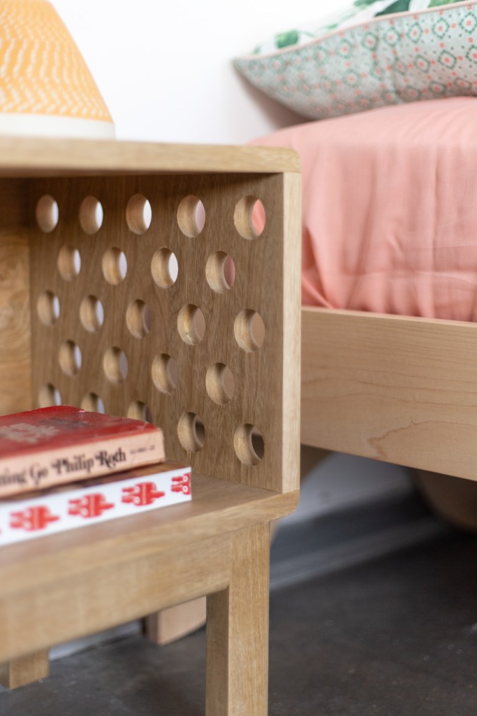 Holes nightstand. שידת לילה