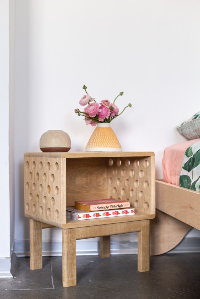 Holes nightstand. שידת לילה